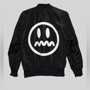 Reversible bomber jacket (Black on one side, Dark Blue on the other)